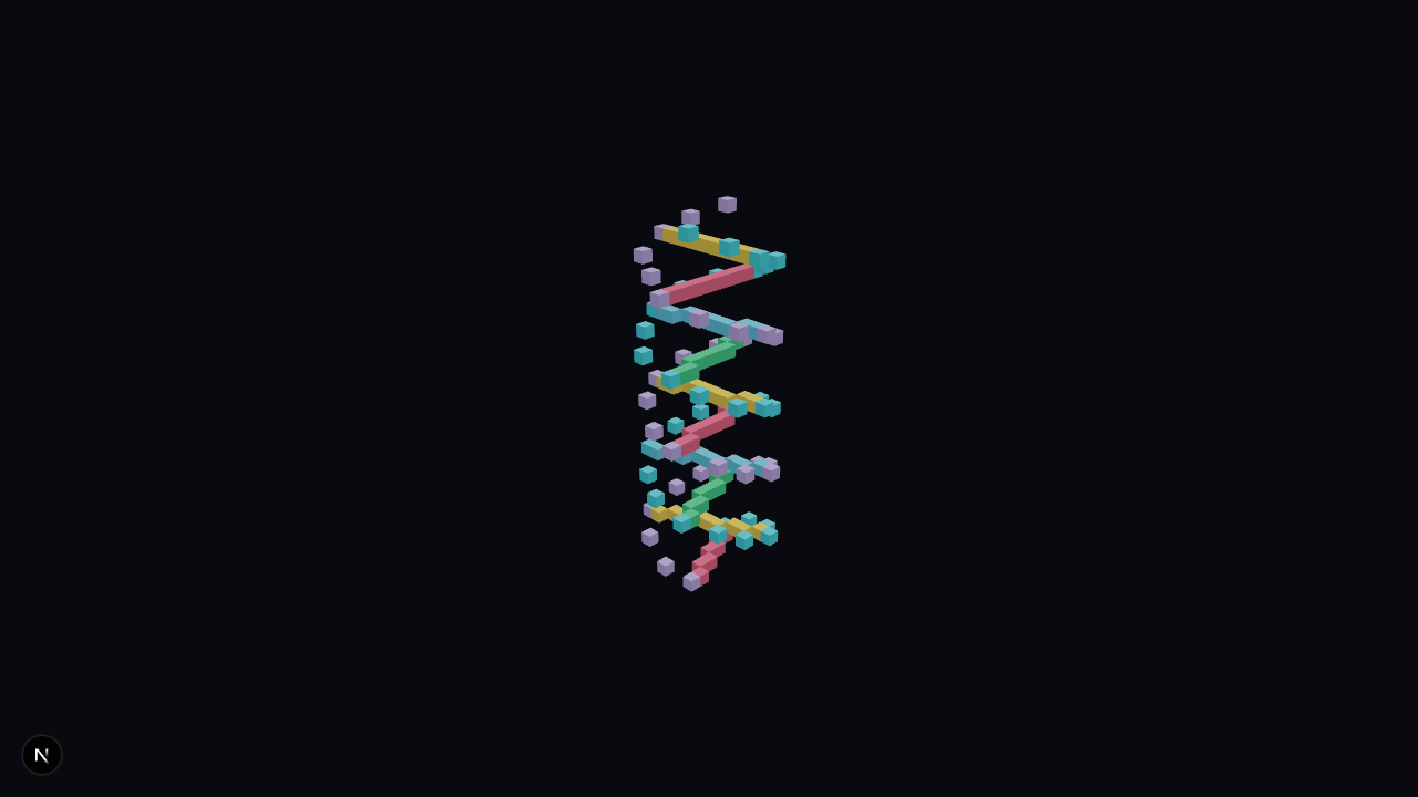 Procedural DNA Helix